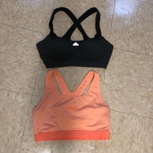 Nike and Adidas Sports Bras